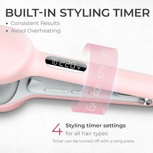 New Waver Curling Iron Hair Crimper - ROVY , Ionic ( used 2x) small scratches
